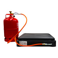 4 Flames LPG + Gasdruckregler Set 30 mbar