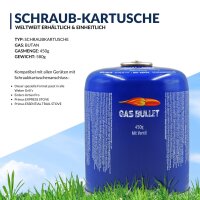 450g Schraubkartusche – Butan | EN 417